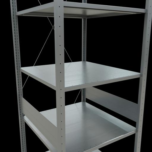 Actual product image Schulte Lagertechnik MULTIplus150 basic racking system with cross braces
