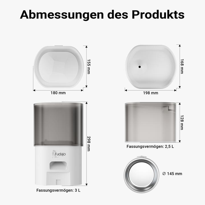Produktbild Wiltec Fudajo Futter- und Trinkautomat (3 l)