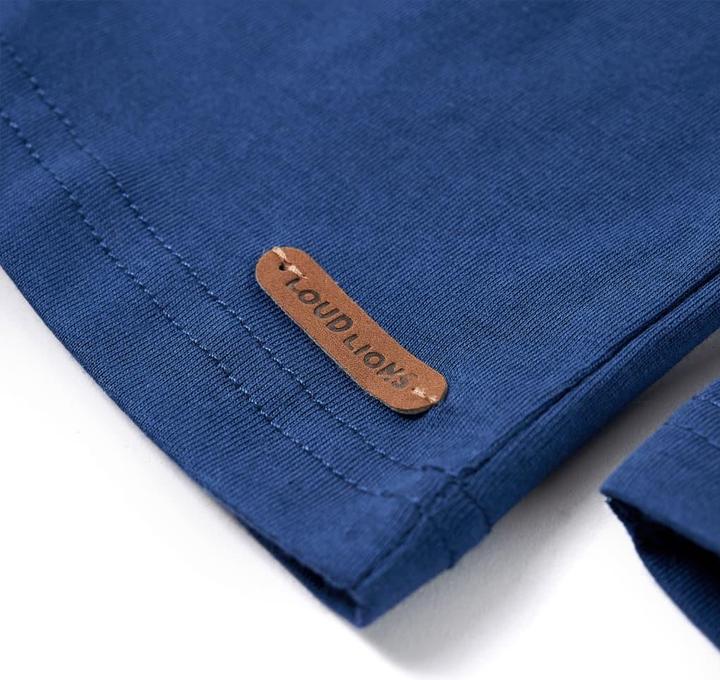 Produktbild VidaXL Kinder-Langarmshirt Jeansblau 116,Material: 100 (116)