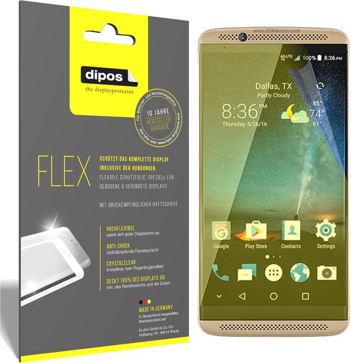 Produktbild Dipos Displayschutzfolie Full-Cover 3D (3 Stück, ZTE Axon 7 mini)