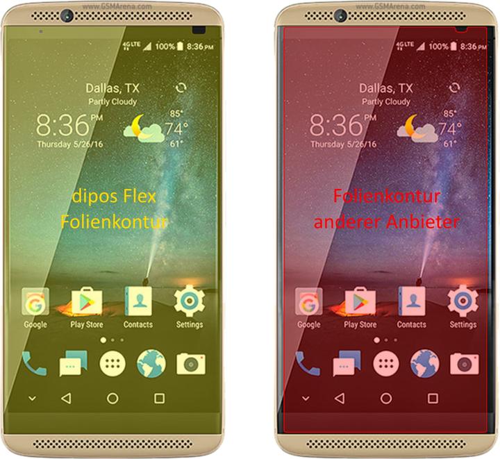 Produktbild Dipos Displayschutzfolie Full-Cover 3D (3 Stück, ZTE Axon 7 mini)