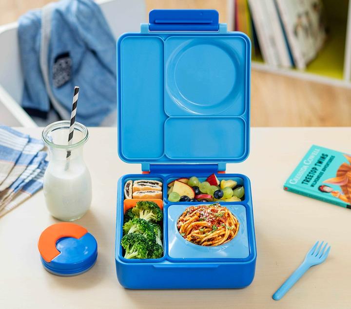 Produktbild OmieLife OmieBox hot & cold - Bento Lunchbox mit Thermo Behälter, Blue Sky
