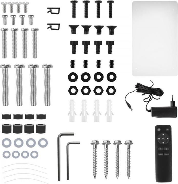 Produktbild Maclean electric ceiling TV mount TUYA support max VESA 600x400 90st swivel remote (Decke, 75", 35 kg)