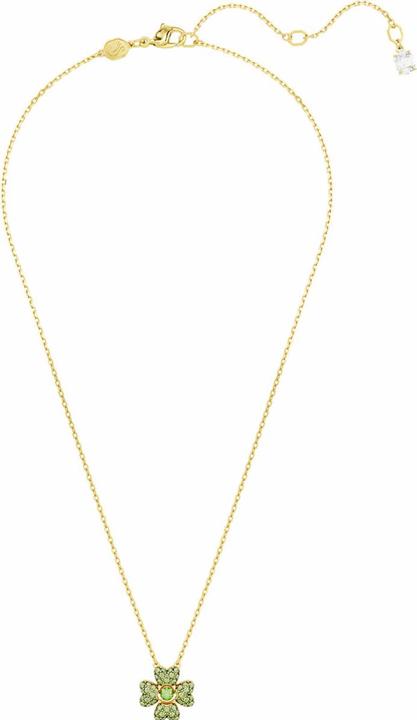 Produktbild Swarovski Idyllia Halskette Glücksklee Grün Gold (Swarovski Metall, 38 - 45 cm)