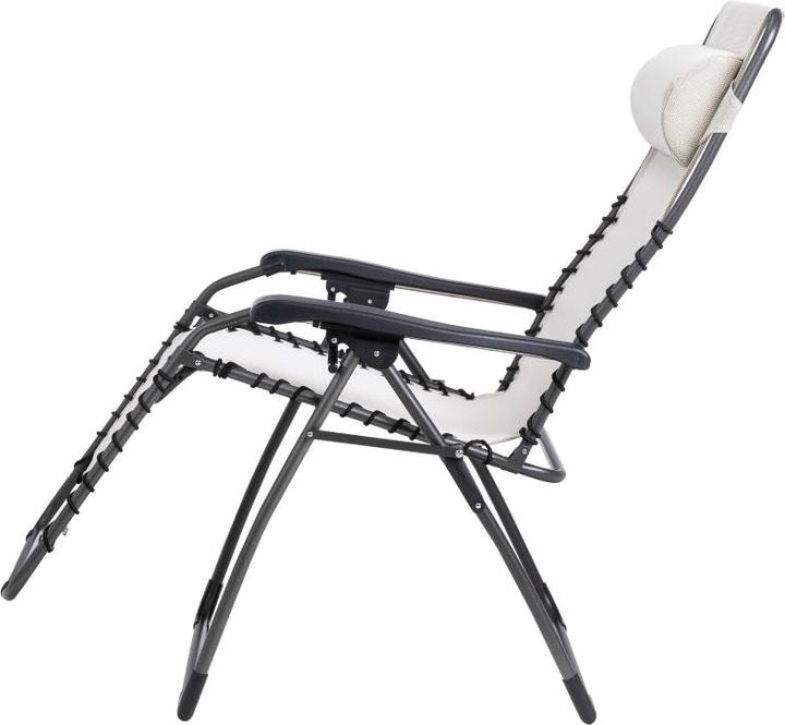 Immagine prodotto Fiam Poltrona Relax Movida 129 Tx Struttura Metallo / Tex. Anthr./Ecru (66 cm)