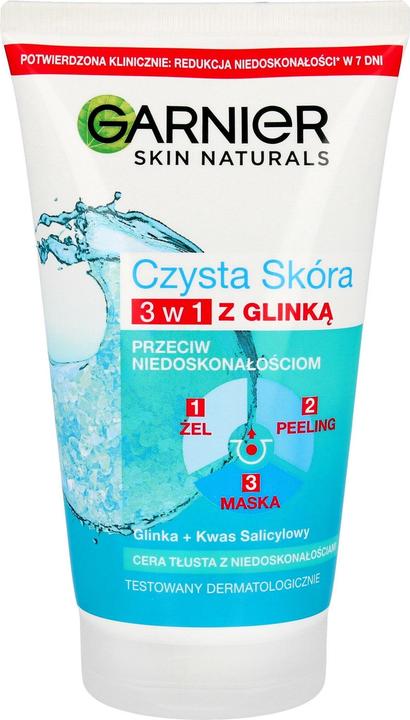 Garnier Pure Score 3In1 Gel Masque Exfoliant 150Ml (150 ml)