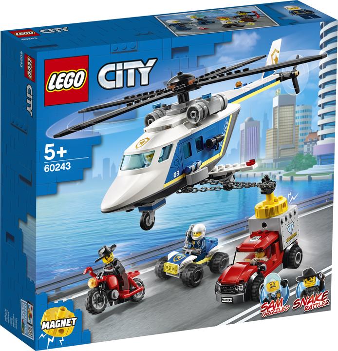 Actual product image LEGO Police helicopter pursuit (60243, LEGO City)