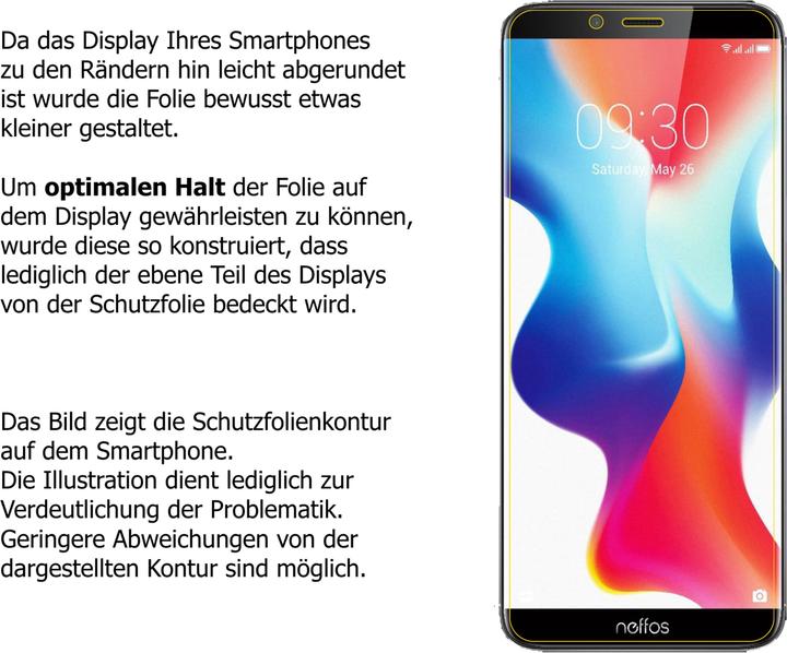 Produktbild Dipos Displayschutzfolie Antireflex (2 Stück, TP-Link Neffos X9)