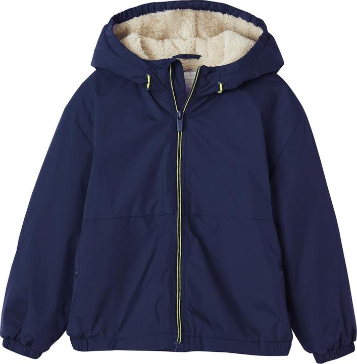 Vertbaudet Jungen Anorak mit Teddyfleece-Futter