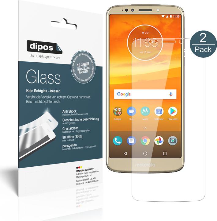 Produktbild Dipos Displayschutz Anti-Shock (2 Stück, Motorola Moto E5 Supra)