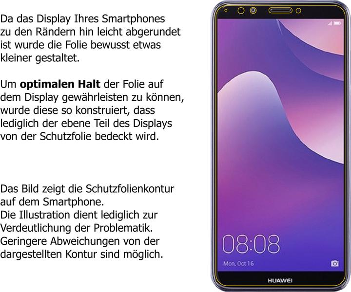 Image du produit Dipos Film de Protection d’écran Anti-Shock (2 pièce(s), Huawei Y7 (2018))
