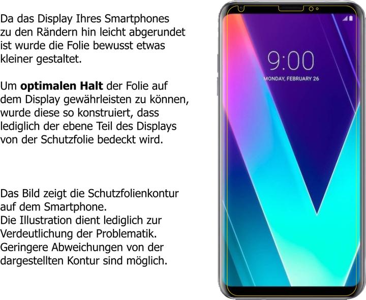 Actual product image Dipos Screen Protector Anti-Glare (2 Piece, LG V30S ThinQ)