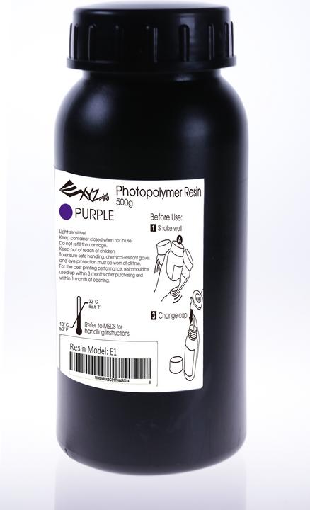 Produktbild XYZprinting UV Resin Nobel Superfine (2 x 500ml) (Violett)