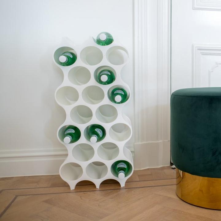 Image du produit Koziol Porte-bouteilles SET-UP Deep Grey (24 x 36 x 37 cm, 10 Fl.)