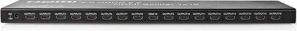 Produktbild Nedis HDMI Splitter| 2 x 8-Port| Eingang| USB A Buchse 16x Ausgang|