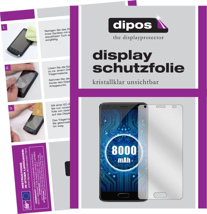 Produktbild Dipos Displayschutzfolie Crystalclear (2 Stück, Oukitel K8000)