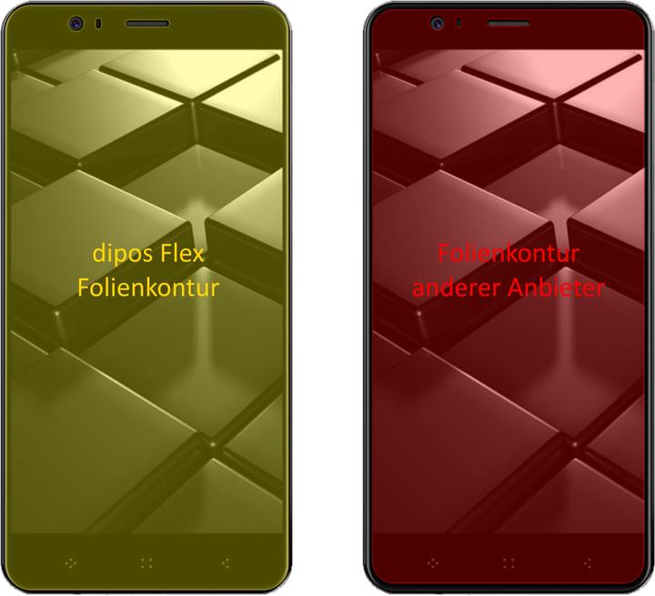 Produktbild Dipos Displayschutzfolie Full-Cover 3D (2 Stück, Elephone P8 Mini)