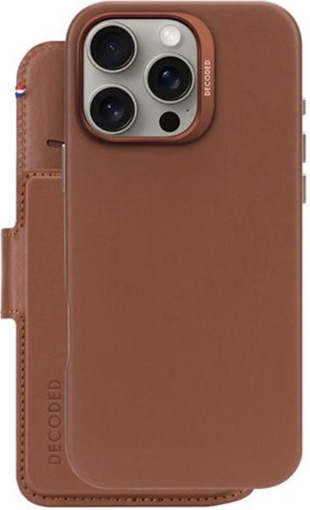 Immagine prodotto Decoded Portafoglio staccabile in pelle - Tan - iPhone 16 Pro Max (Apple iPhone 16 Pro Max)