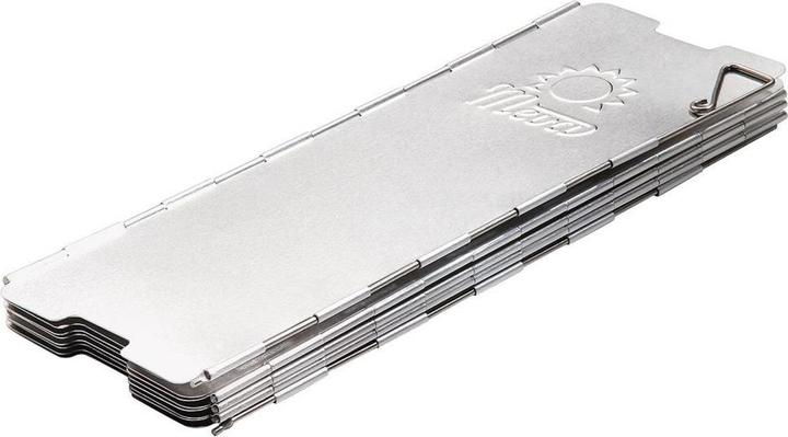 Produktbild Meva Windschutz für einen Campingkocherbrenner – Silber