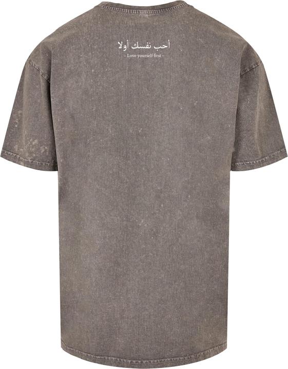 Immagine prodotto Merchcode Maglietta oversize pesante lavata con acido Love Yourself First - 105781 (5XL)