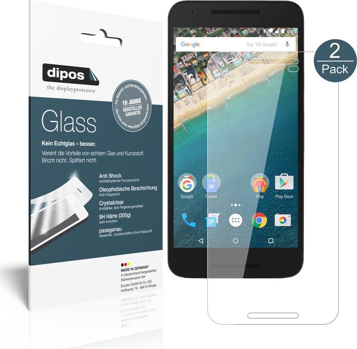 Image du produit Dipos Film de Protection d’écran Anti-Shock (1 pièce(s), LG Nexus 5X)