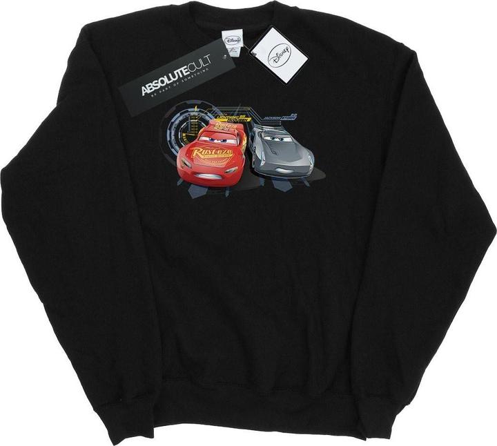 Actual product image Disney Mens Cars Lightning Vs Storm Sweatshirt (XL)