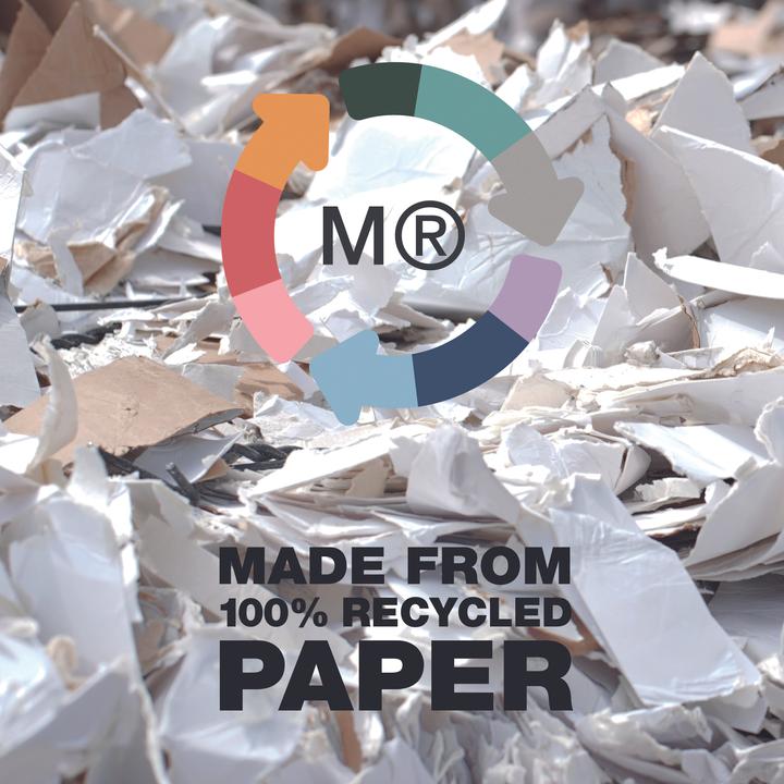 Produktbild Maul ECO Design NB1 ECOMAPS Recycle A4 HOR 80G farbig (Speditionsversand) (A4, Liniert, Harter Einband)