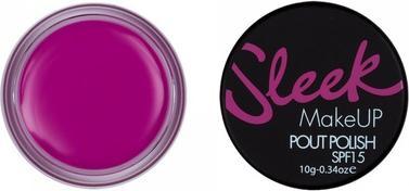Actual product image Sleek MakeUP Pout Polish Lip Balm Raspberry Rhapsody With Spf 15, 10 Grams