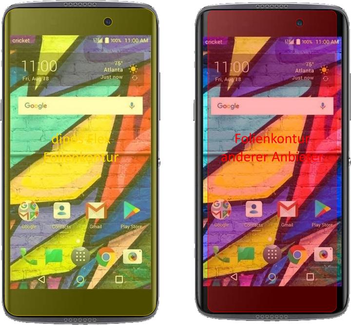 Image du produit Dipos Film de Protection d’écran Full-Cover 3D (3 pièce(s), Alcatel Idol 5 Cricket)