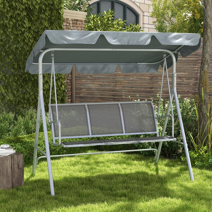 Actual product image Outsunny Hollywood swing with roof