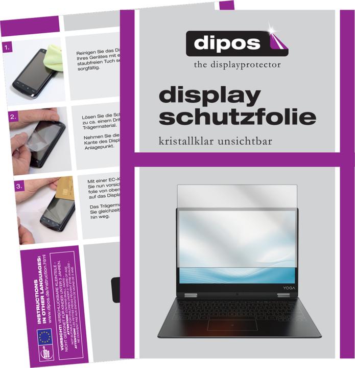 Actual product image Dipos Screen Protector Crystalclear (2 Piece, Yoga A12)