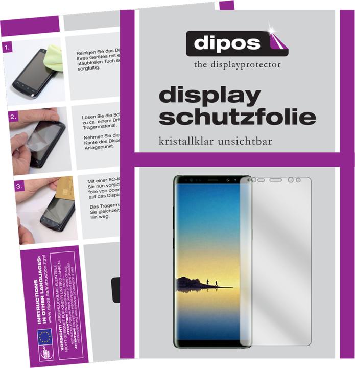 Produktbild Dipos Displayschutzfolie Crystalclear (6 Stück, Samsung Galaxy Note 8)