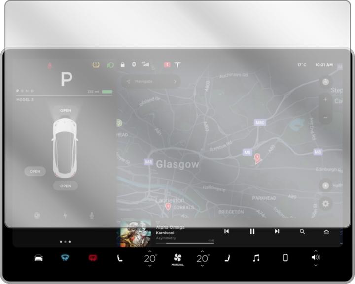 Immagine prodotto Dipos Pellicola Protettiva (2 Pezzo/i, Tesla Model 3 Display)