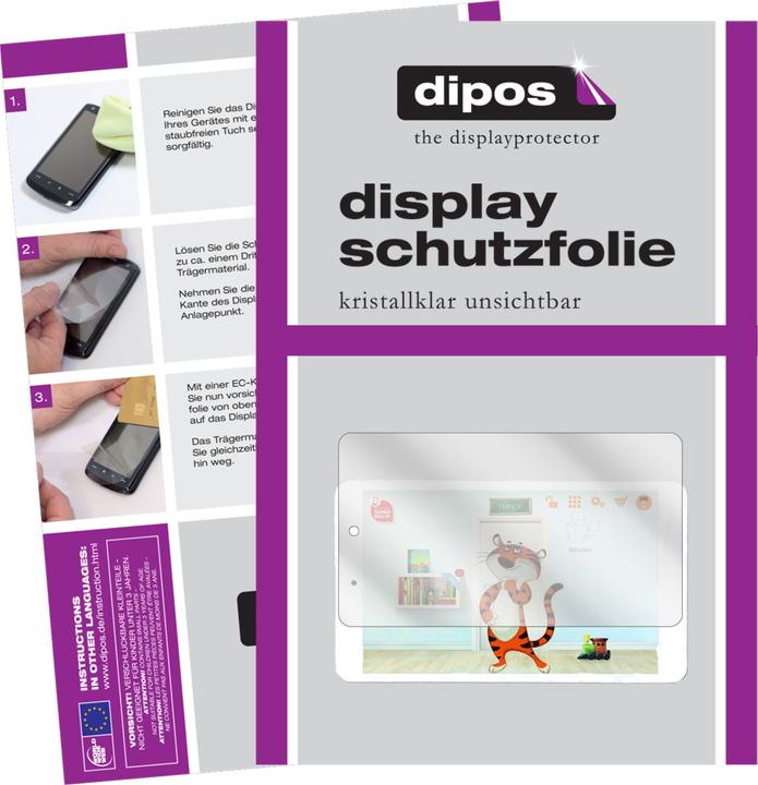 Produktbild Dipos Displayschutzfolie Crystalclear (2 Stück, TigerTab)