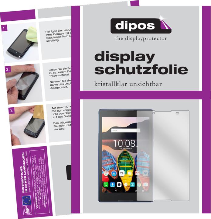 Produktbild Dipos Displayschutzfolie Crystalclear (2 Stück, Lenovo Tab 3 8)