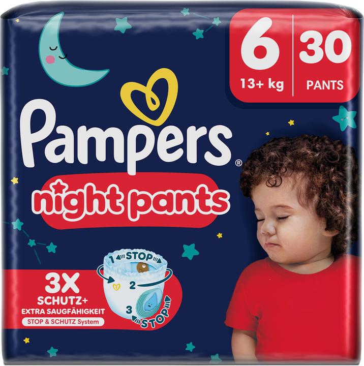 Actual product image Pampers Night Pants (Size 6, 30 Piece)