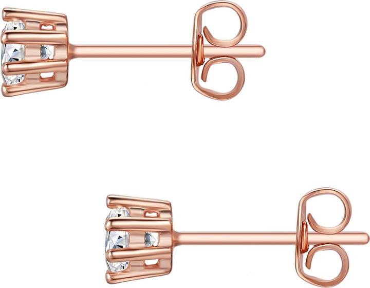 Image du produit Lulu & Jane Argent sterling zirconium or rose - 33592 (Argent Sterling)