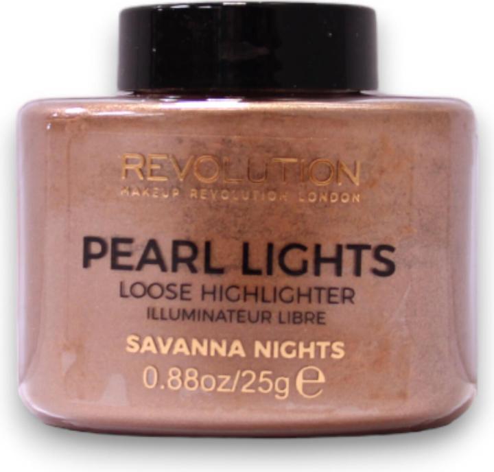 Makeup Revolution Pearl Lights (Savanna Nights, Highlighter, 25 g)