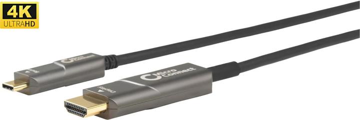 Image du produit MicroConnect USB3.1CHDMI10OP Adaptateur de câble vidéo 10 m USB type-C HDMI noir (10 m, HDMI)