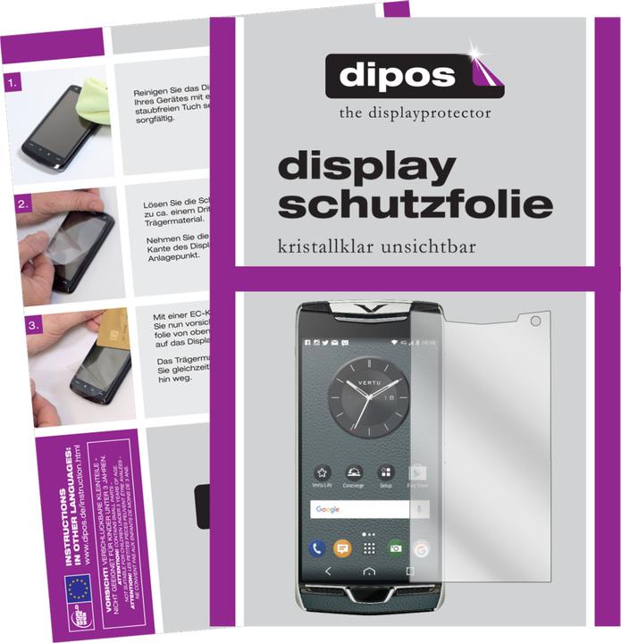 Produktbild Dipos Displayschutzfolie Crystalclear (2 Stück, Vertu Constellation)