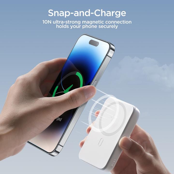 Actual product image Joyroom Mini Magnetic Wireless Powerbank (20W) (10000 mAh, 20 W, 15 Wh)