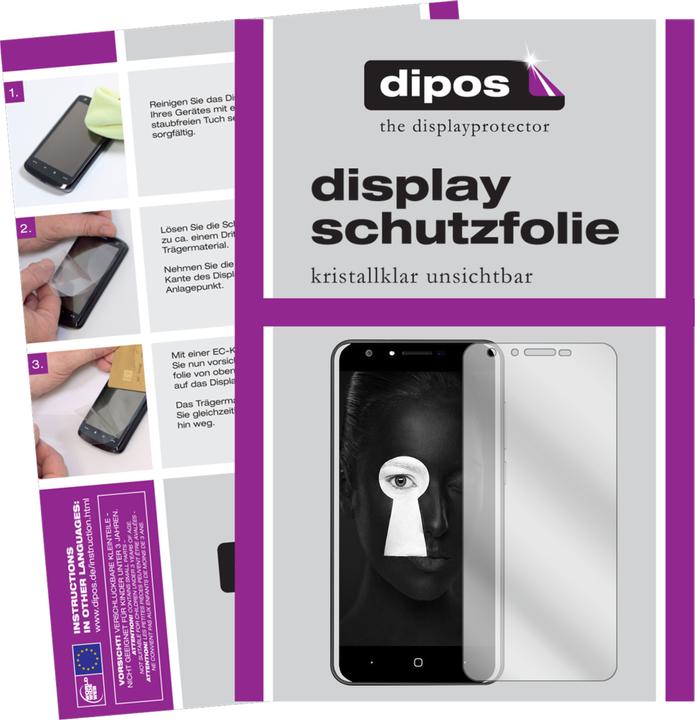 Actual product image Dipos Screen Protector Crystalclear (2 Piece, Doogee Y6)