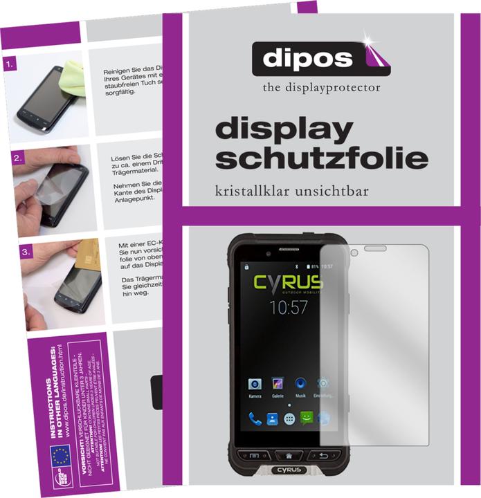 Image du produit Dipos Film de Protection d’écran Crystalclear (2 pièce(s), Cyrus CS 35 Freestyle)
