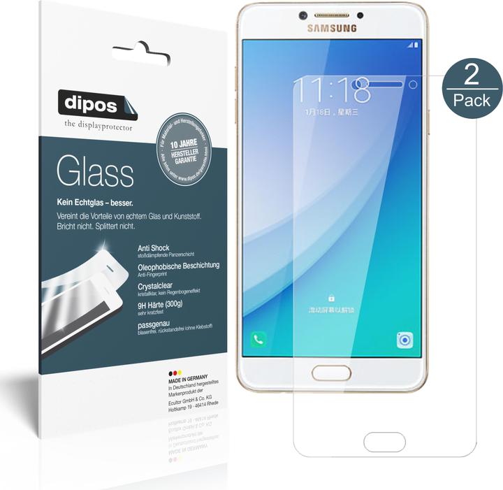 Produktbild Dipos Displayschutz Anti-Shock (1 Stück, Samsung Galaxy C7 Pro)