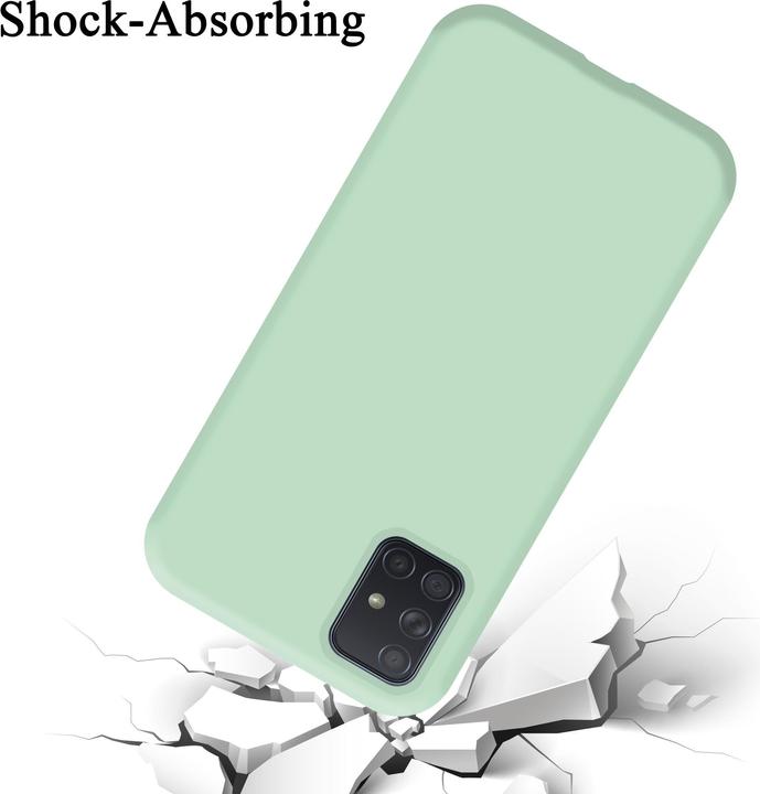 Immagine prodotto Cadorabo Copertura della cassa del silicone liquido TPU (Samsung Galaxy A71)