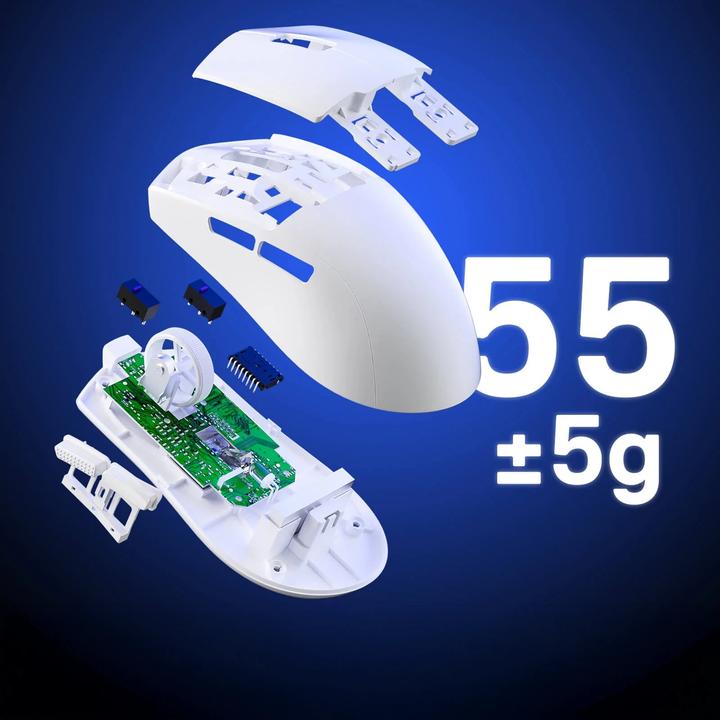 Productafbeelding Redragon M918W & K1NG PRO MAX & Biały (Draadloze)