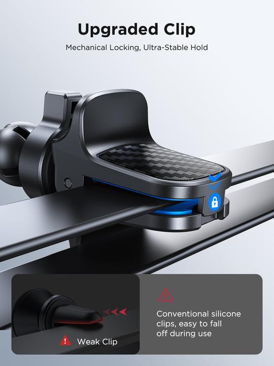 Actual product image Joyroom car phone holder for air vent black (JR-ZS377)