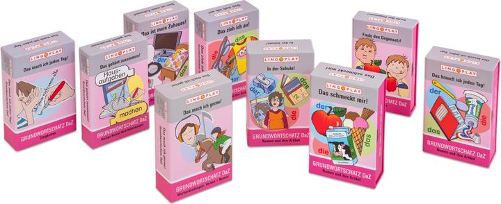 Immagine prodotto DAZ - Vocabolario di base - 9 giochi di apprendimento in un pacchetto (Tedesco)