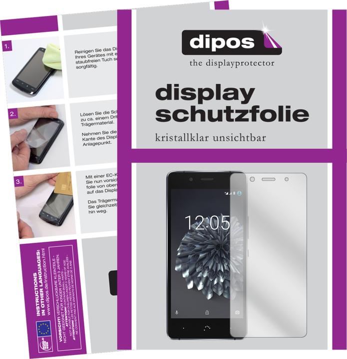 Immagine prodotto Dipos Pellicola Protettiva (6 Pezzo/i, BQ Aquaris X5 Plus)