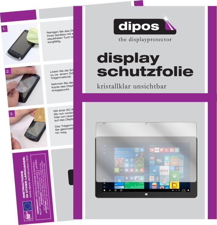 Produktbild Dipos Displayschutzfolie Crystalclear (2 Stück, SurfTab Twin 11.6)